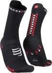 Běžecké kompresní ponožky Compressport Pro Racing Socks v4.0 Run High BLACK/RED Velikost: EU