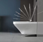 DURAVIT - DuraStyle Závěsné WC, Rimless, s HygieneGlaze, alpská bílá 2542092000