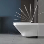 DURAVIT - DuraStyle Závěsné WC, sedátko SoftClose, alpská bílá 45520900A1