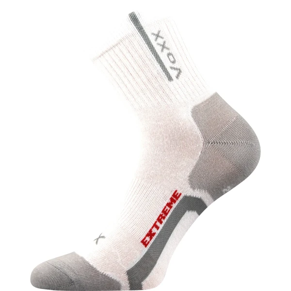 VOXX Ponožky sportovní slabé JOSEF se stříbrem BÍLÉ 43-46 101316