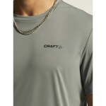 Craft Pánské Tričko krátkým rukávem CORE ESSENCE SS TEE 2 1915287-647000 Šedá - Běžecké tričko CRAFT CORE Essence 2 - zelená Velikost textilu: S