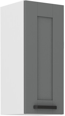 Horní skříňka Luna 30 G-72 1F Barva korpusu: Bílá, Barva dvířek: Dust Grey