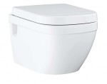 GROHE - Rapid SLX Set předstěnové instalace, klozetu, sedátka SoftClose a tlačítka Skate Cosmopolitan, kartáčovaný Cool Sunrise SANI11BB4111