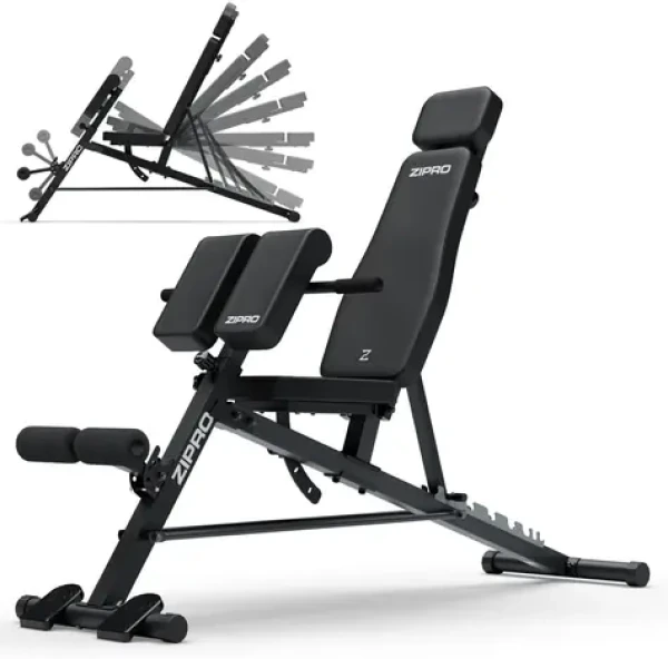ZIPRO Core Control Posilovací lavice s pultem na biceps / Víceúčelová (5902659849229)