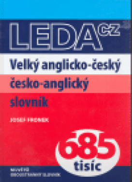 Velký anglicko-český česko-anglický slovník