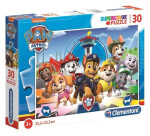 Puzzle Supercolor Tlapková Patrola 30 dílků - Clementoni