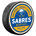Mustang Puk Buffalo Sabres NHL Block Textured Puck