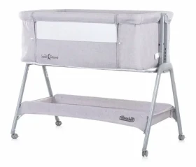 CHIPOLINO Postýlka Sweet Dreams 3v1 Grey (146345)