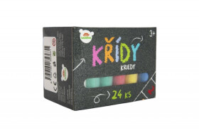 Křídy barevné chodníkové 24 ks