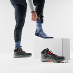 Unisex merino turistické ponožky SMARTWOOL Hike Light Cushion Mountain Range Crew S, Nightfall Blue velikost: 46-49 (XL)