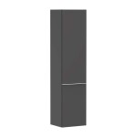 HANSGROHE - Xelu Q Vysoká skříňka 40x165x35 cm, 2 dvířka, panty vlevo, matná šedá/matná bílá 54136700