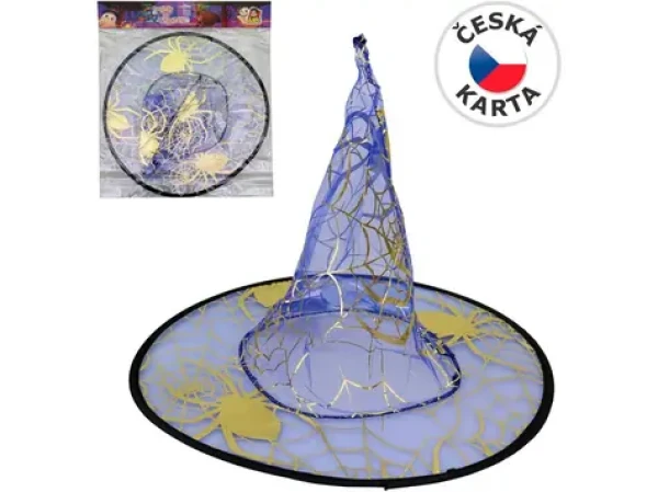 MaDe 18871 - Klobouk čarodějnický, 40 cm, v sáčku