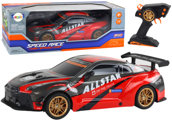 Mamido Auto na dálkové R/C ovládání Allstar 1:10 červené