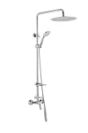 JB Sanitary Sprchová sestava s baterií SLIM s horním vývodem, průměr 25cm, s příslušenstvím SA 61 011 12 6