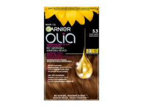 Garnier Olia permanentní barva na vlasy 5.3 Zlatá hnědá, 60+60+54ml