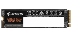 GIGABYTE AORUS Gen4 7000E SSD 1TB / M.2 2280 / PCIe 4.0 / R: 7100 MBps / W: 6100 MBps (AG470E1TB)