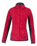 Dámská mikina ETAPE LARA, růžová/antracit (materiál Velvet Soft se zateplením, velikost M)
