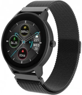 Forever ForeVive 2 Slim SB-325 černá / chytré hodinky / 1.22" IPS / 240x240 / Bluetooth 5.1 / IP68 (GSM114127)