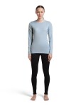 ICEBREAKER Wmns 200 Oasis LS Crewe, Zinc Blue (vzorek) velikost: S