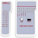 VOLTCRAFT CT-7 tester kabelů, pro 9-pólové, 15-pólové, 25-pólové SUB-D, 15-pólové SUB-HD, Centronics, USB A + B, IEEE 13