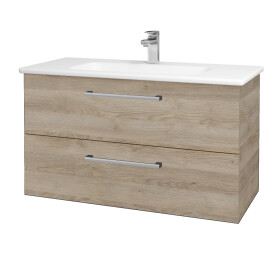 Dřevojas - Umyvadlová skříňka GIO SZZ2 100 - D17 Colorado / Úchytka T03 / D17 Colorado 202767C