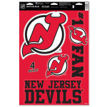Wincraft Samolepka New Jersey Devils NHL Multi-Use Set (4 ks)% 1 ks