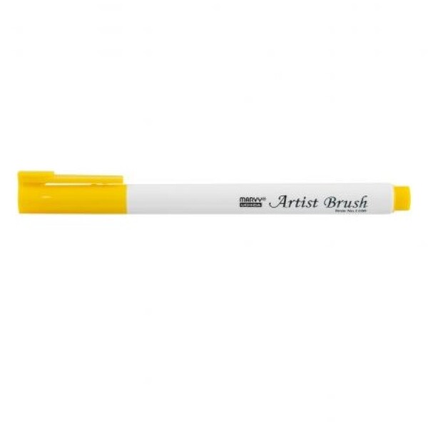 MARVY Artist Brush 1100-5 fix štětcový hrot – barvy vodní báze brush pen na papír lettering kaligrafie rozmývatelný mísitelný acid free netoxický