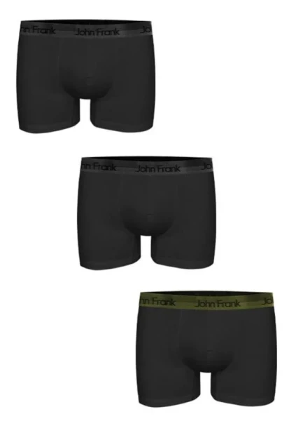 Pánské boxerky John Frank JF3BPB03 3PACK