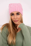 Fleecová čepice Iwona K221 pink UNI