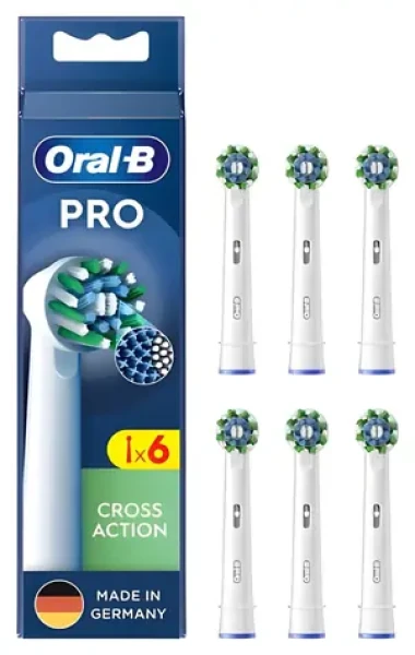 Oral-B Pro Cross Action bílá / Náhradní hlavice / 6 ks (8006540860373)