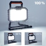 Solight LED reflektor 20W, přenosný, nabíjecí, 2000lm, oranžovo-černý SWM20WRE