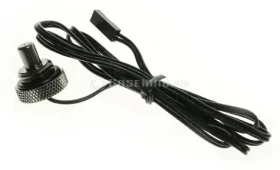 BitsPower Těsnící zátka s teplotním senzorem G1/4 (M) 90cm lesklá černá (BP-BSWP-CT)