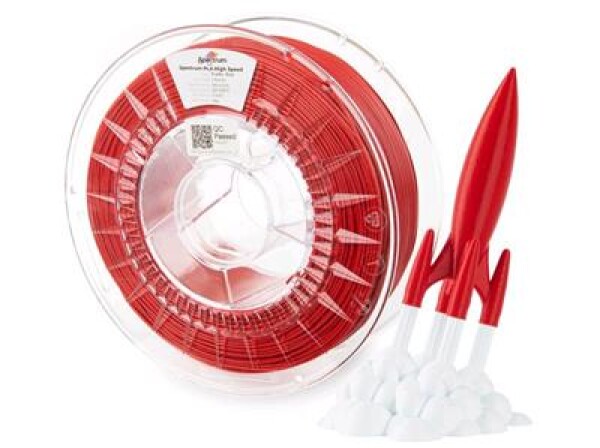 Filament Spectrum PLA High Speed 1,75 mm TRAFFIC RED 1 kg
