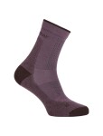 Dámské merino ponožky ICEBREAKER Wmns Merino Hike+ Ultralight Quarter, Grey Plum/Bittersweet velikost: 41-43 (L)