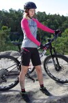Dres HAVEN Factory Trail women pink/grey, vel. M (volný dres jednoduchého designu)