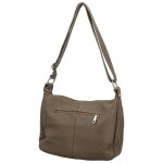 Luxusní dámská kožená crossbody kabelka Lukas, hnědá