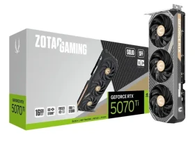 ZOTAC GeForce RTX 5070 Ti Solid SFF OC 16GB / 2300 - 2482Mhz / 16GB GDDR7 / 256bit / 1x HDMI + 3x DP / 750W (16) (ZT-B50710J3-10P)