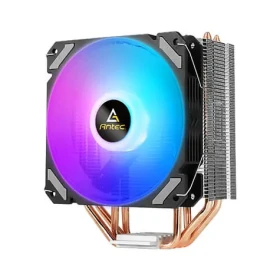 Antec A400i RGB černá / 1x 120mm / 150W TDP / 1800 RPM @ 36 dB / RGB / AMD + Intel (0-761345-10913-0)
