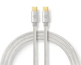 Nedis Profigold Fabritallic USB-C kabel / USB-C - USB-C / USB 2.0 / 480 Mbps / 10 W / 1 m (CCTB60700AL10)