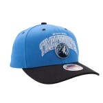 Mitchell & Ness Pánská kšiltovka Minnesota Timberwolves NBA Team Arch Classic Red Stretch-Snap