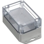 TRU COMPONENTS TC-10860632 Přírubové pouzdro 120 x 80 x 60.20 ABS-PC světle šedá 1 ks