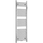 CERANO - Koupelnový radiátor Benito - středové připojení 50mm/boční - 460 W - chrom - 1500x450 mm CER-673851
