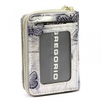 Luxusní dámská kožená peněženka Gregorio Ailish, krémová