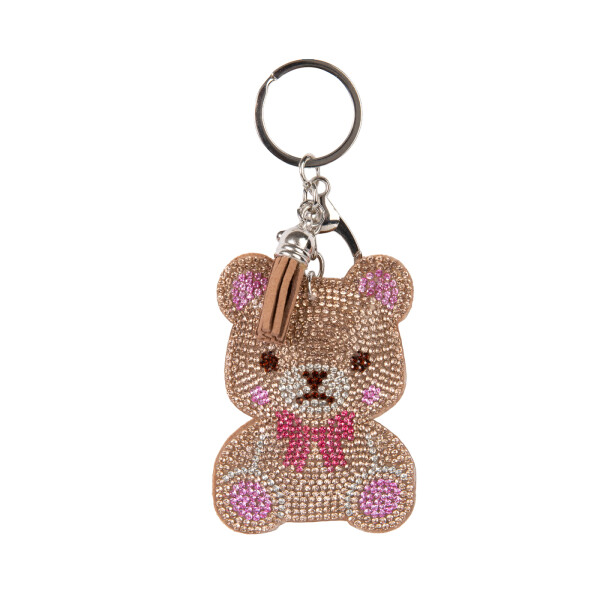 Štrasová klíčenka - Medvídek - Albi