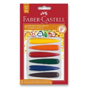 Voskovky Faber-Castell plastové, 6 barev