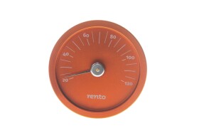 RENTO Teploměr do sauny kulatý - oranžová