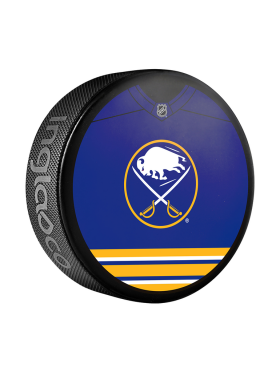 Inglasco / Sherwood Puk Buffalo Sabres Jersey Design Souvenir Collector Hockey Puck