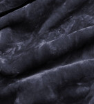 Tmavě modrá dámská zimní bunda s kožešinovou podšívkou (b550-3) odstíny modré 46