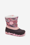Dětské zimní boty pro dívky na zip Lee Cooper LCJ-25-10-3770 růžové 30