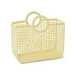 LIEWOOD Košík z recyklovaného plastu Lemonade Large, žlutá barva, plast